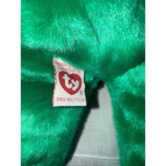 1999 TY Beanie Buddy “Erin” – Emerald Green Shamrock Bear | Mint Condition with - Picture 7 of 16